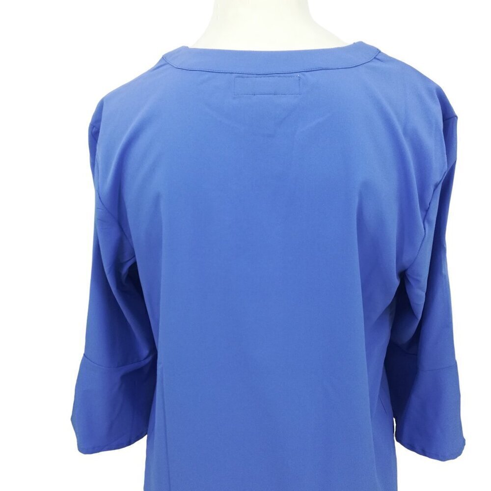 Coolibar Sun Protection UPF 50+ Blue Dress Coverup Size S Bell Sleeve Shift - Picture 11 of 15